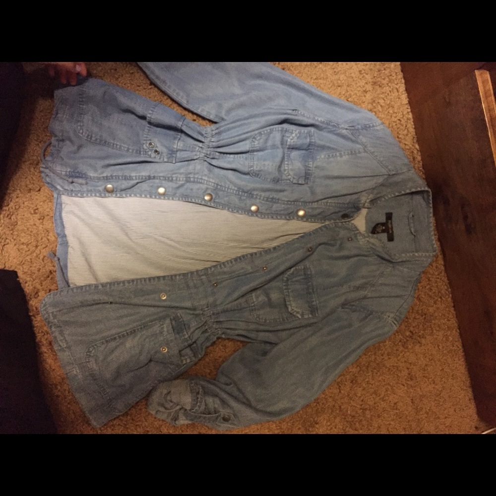 DENIM JACKET BLAZER. LIGHT WEIGHT